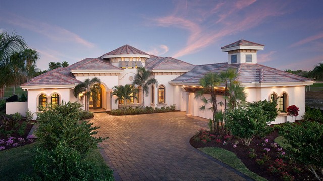 Build a new home like this by Stock Development in Quail West, Naples, FL